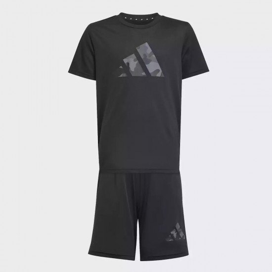 adidas  unisex Σετ με Σορτς Καλοκαιρινό 2τμχ Μαύρο