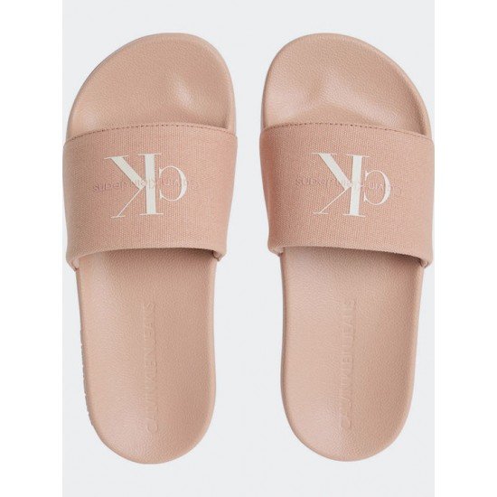 Calvin Klein Slides σε Καφέ Χρώμα