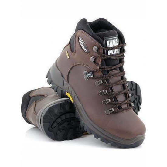 Grisport Ανδρικά Ορειβατικά Μποτάκια Αδιάβροχα Καφέ