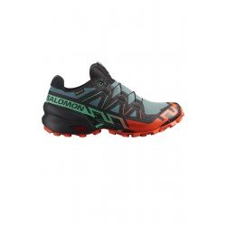 SalomonSpeedcross 6 Gtx Ανδρικά Αθλητικά Παπούτσια Trail Running Αδιάβροχα με Μεμβράνη Gore-Tex North Atlantic / Black / Cherry Tomato