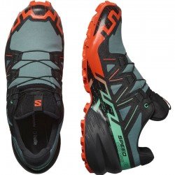 SalomonSpeedcross 6 Gtx Ανδρικά Αθλητικά Παπούτσια Trail Running Αδιάβροχα με Μεμβράνη Gore-Tex North Atlantic / Black / Cherry Tomato