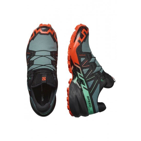 SalomonSpeedcross 6 Gtx Ανδρικά Αθλητικά Παπούτσια Trail Running Αδιάβροχα με Μεμβράνη Gore-Tex North Atlantic / Black / Cherry Tomato