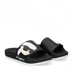 Karl Lagerfeld unisex  Σαγιονάρες Μαύρες