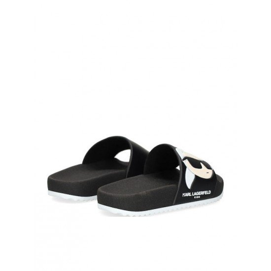 Karl Lagerfeld unisex  Σαγιονάρες Μαύρες
